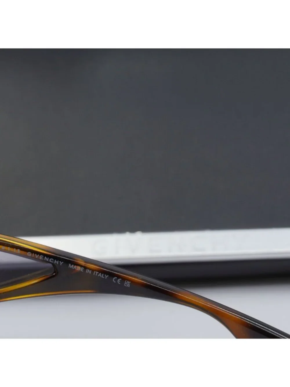 Givenchy GV40051I 56A Shield Sunglasses - Havana / Grey with Mirror